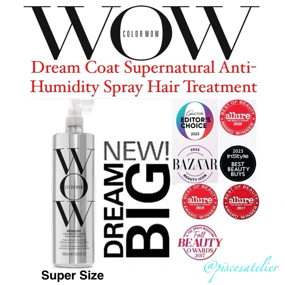 Color Wow Dream Coat Supernatural Anti-Humidity Spray Hair Treatment, 500 mL e